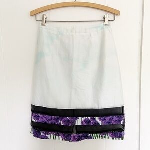 Emerson Jackie Fraser-Swan sheer panel‎ skirt 0